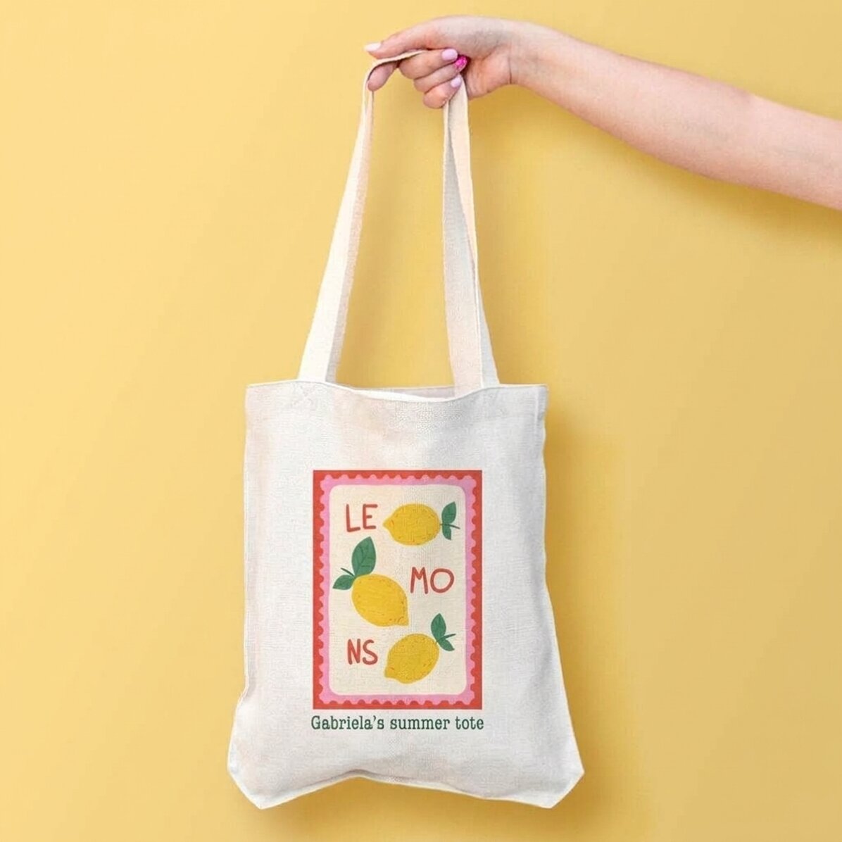 Gepersonaliseerde tas met tekst - Summer