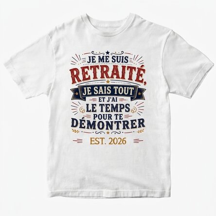 T-shirt en coton personnalisé avec l