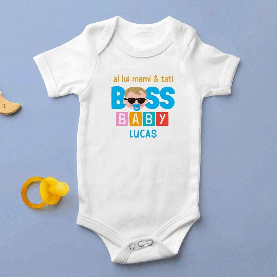 Gepersonaliseerd baby-body met tekst - Cool baby