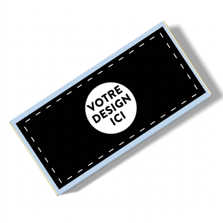 Chocolat personnalisé avec votre motif sur le devant