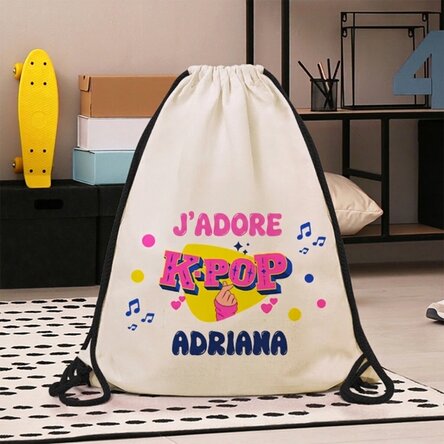 Sac à dos personnalisé avec inscription - K-pop
