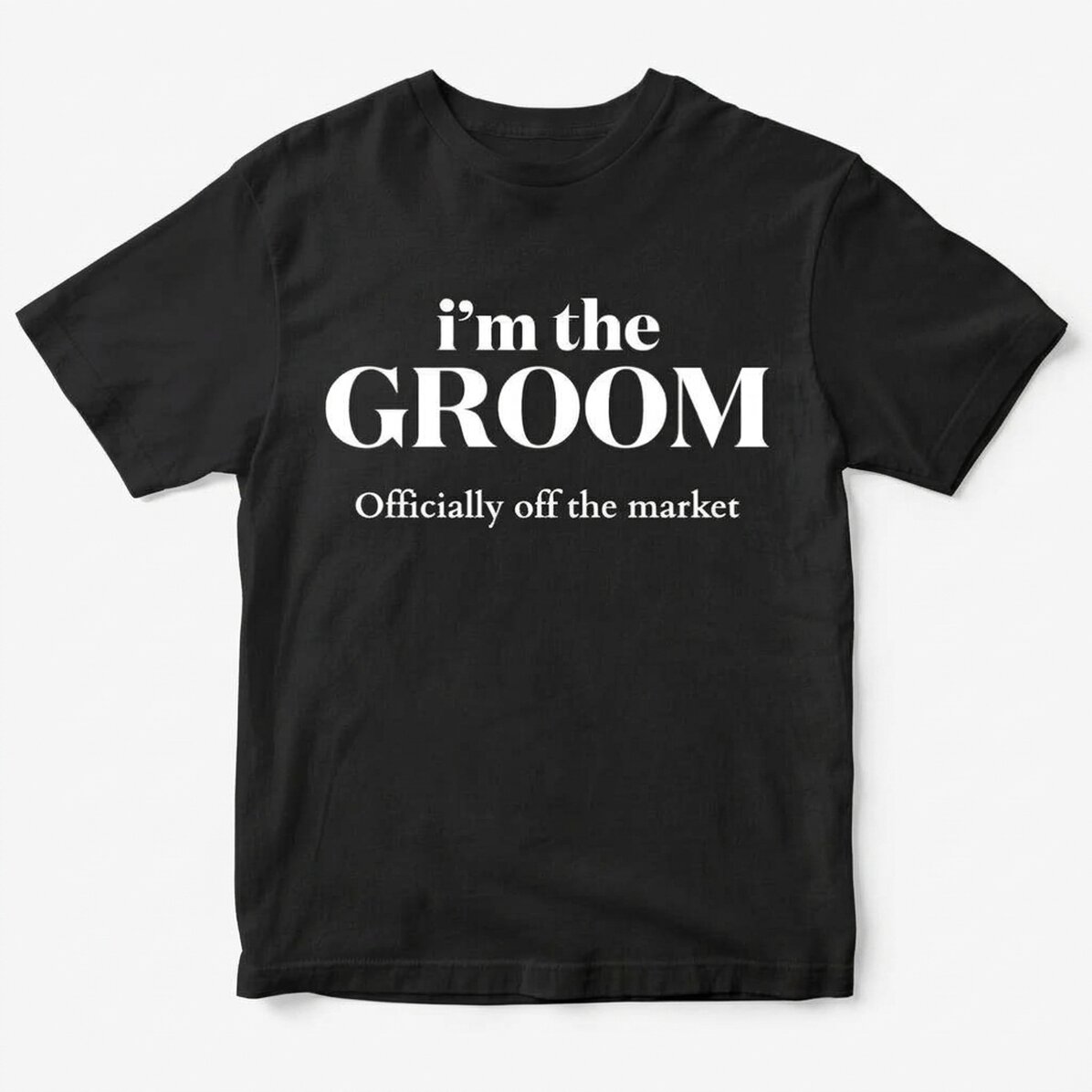 Katoenen T-shirt met gepersonaliseerde tekst - Het bruidspaar