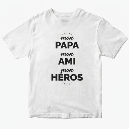 T-shirt en coton personnalisé avec un texte - My person