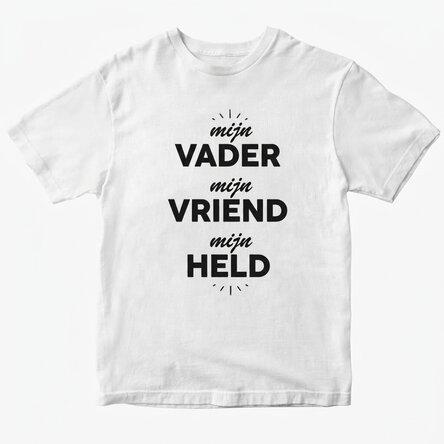 Katoenen T-shirt met gepersonaliseerde tekst - My person