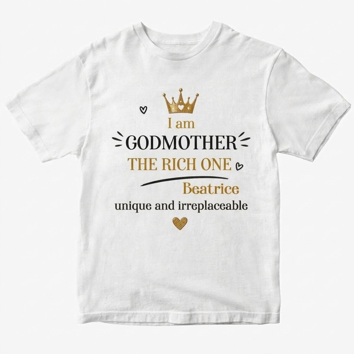Katoenen T-shirt met gepersonaliseerde tekst - Nasa bogatasa