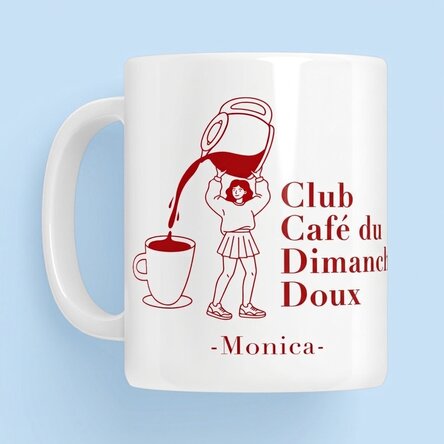 Tasse personnalisée avec texte - Coffee Club