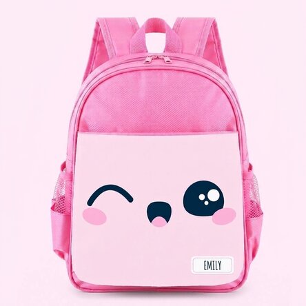 Gepersonaliseerde schooltas met naam - Cute