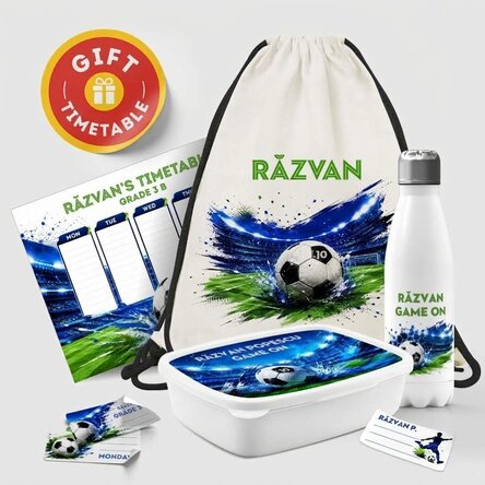 Gepersonaliseerde set voor school - Voetbal