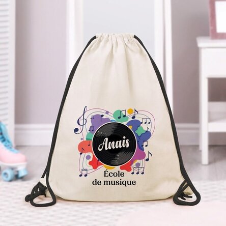 Sac à dos personnalisé avec inscription - Musique