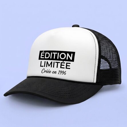 Casquette personnalisée avec message - Édition limitée