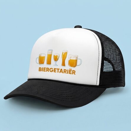 Gepersonaliseerde pet met tekst - Beergetarian