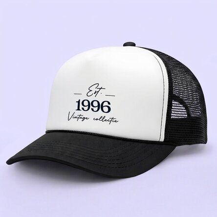 Gepersonaliseerde pet met tekst - Vintage-collectie
