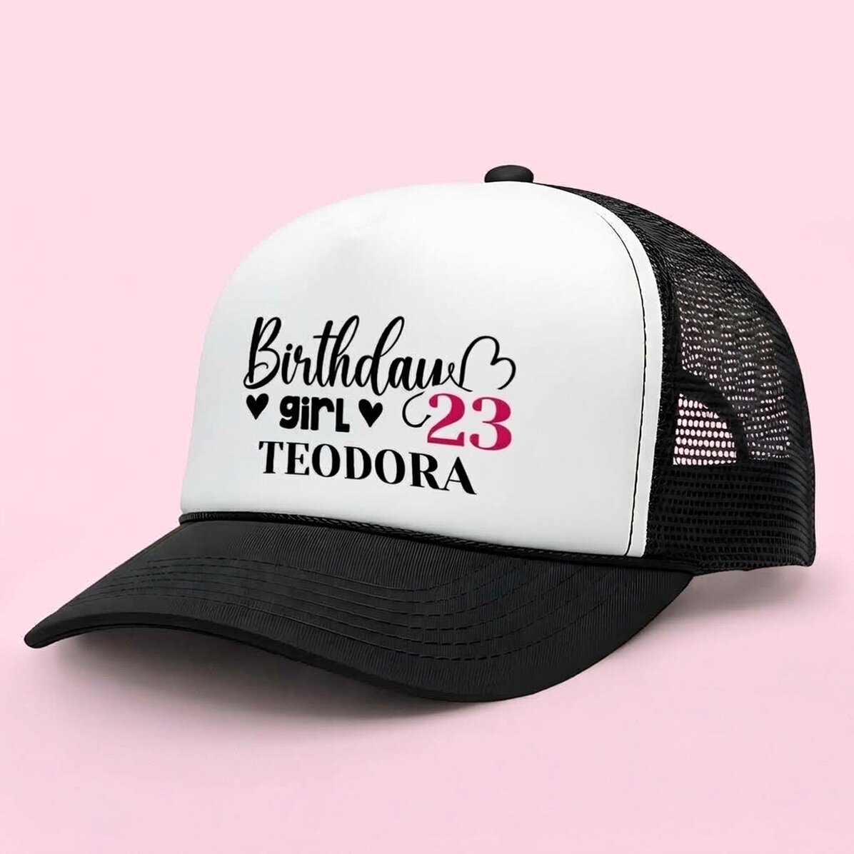 Casquette personnalisée avec inscription - Birthday girl