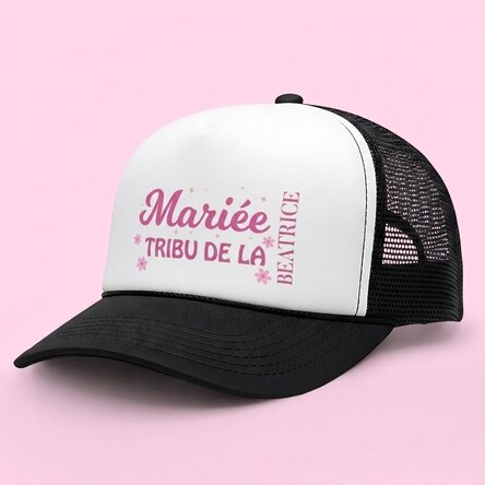 Casquette personnalisée avec inscription - Bride tribe