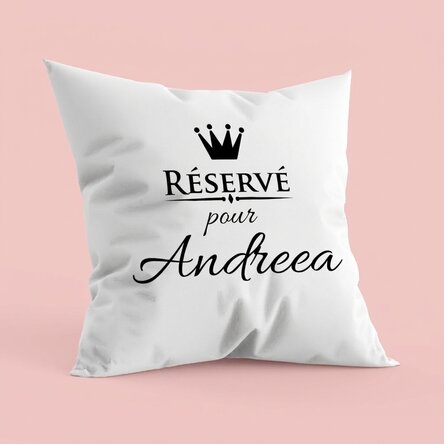 Oreiller personnalisé - réservé à...
