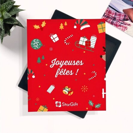 La boîte à souvenirs - 32 photos avec un message - modèle de Noël