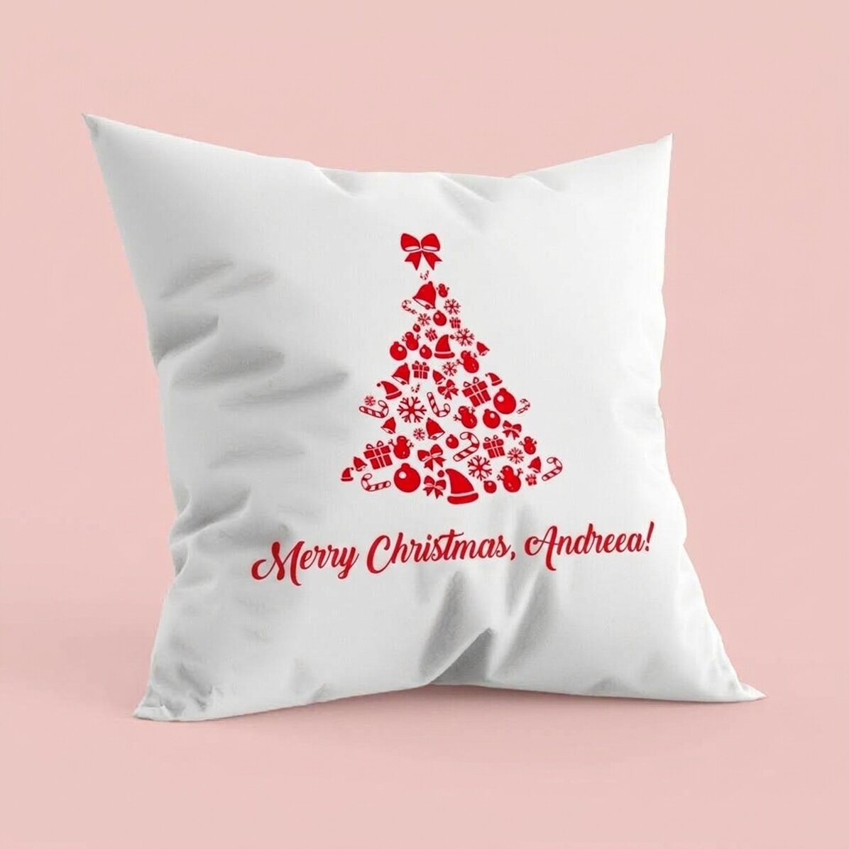 Coussin personnalisé - Joyeux Noël !