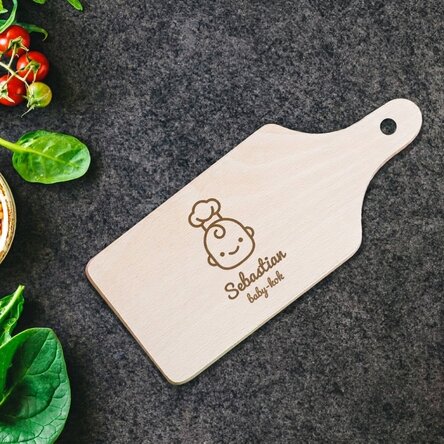 Gepersonaliseerde mini-snijplank - Baby Chef