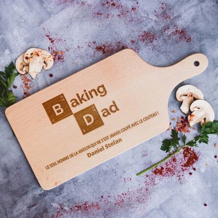 Planche à découper personnalisée - Baking Person