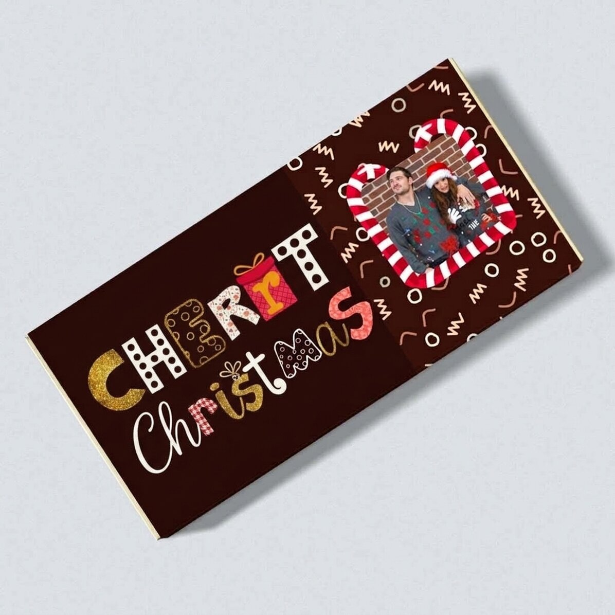Gepersonaliseerde kerstchocolade - Merry Christmas