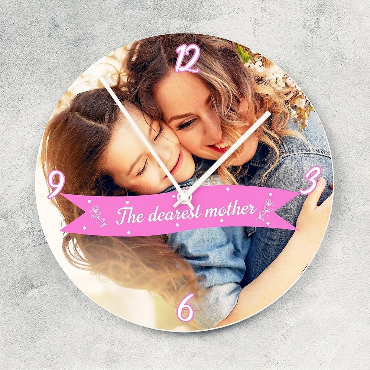 Gepersonaliseerd horloge met een foto en tekst - Mijn liefste...