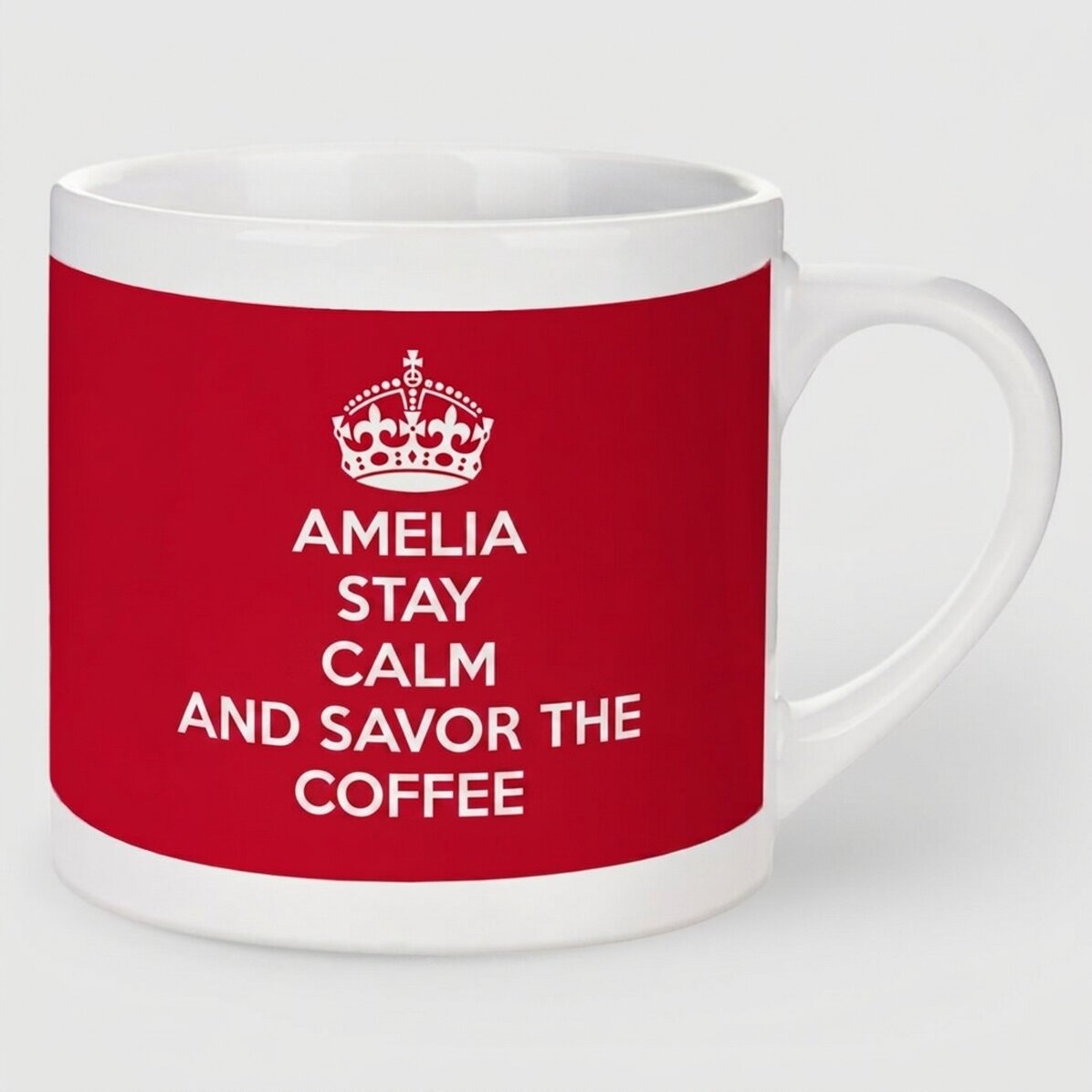Gepersonaliseerde espressokop - KEEP CALM AND...