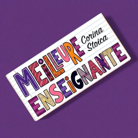 Chocolat personnalisé avec inscription - « Best teacher »