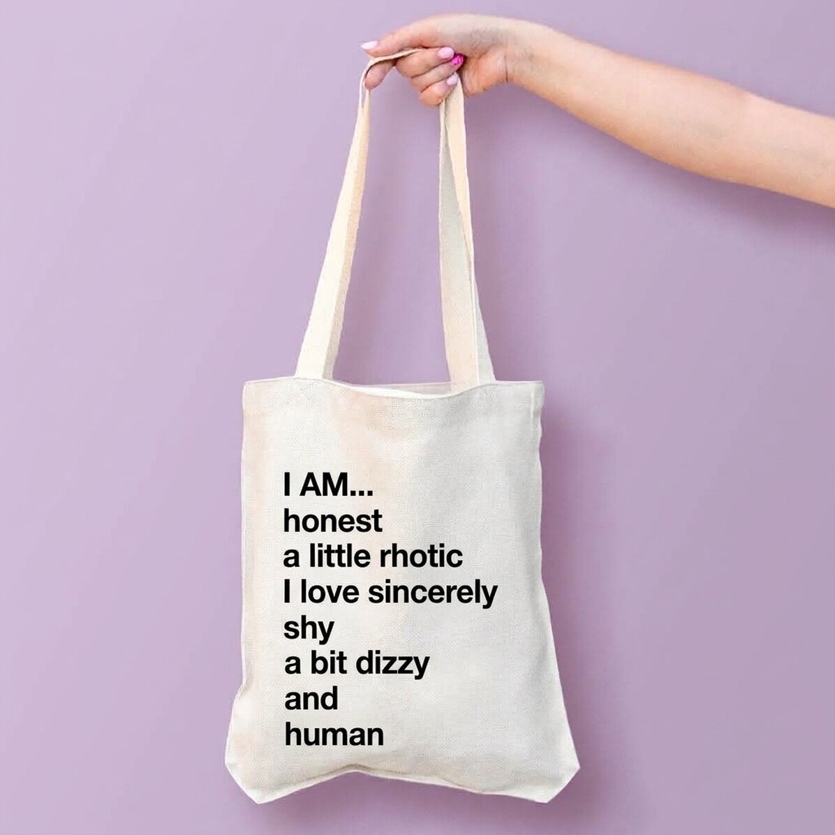 Sac personnalisé avec texte - Liste