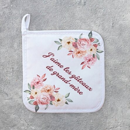 Sous-plat personnalisé avec inscription - Les gâteaux de grand-mère