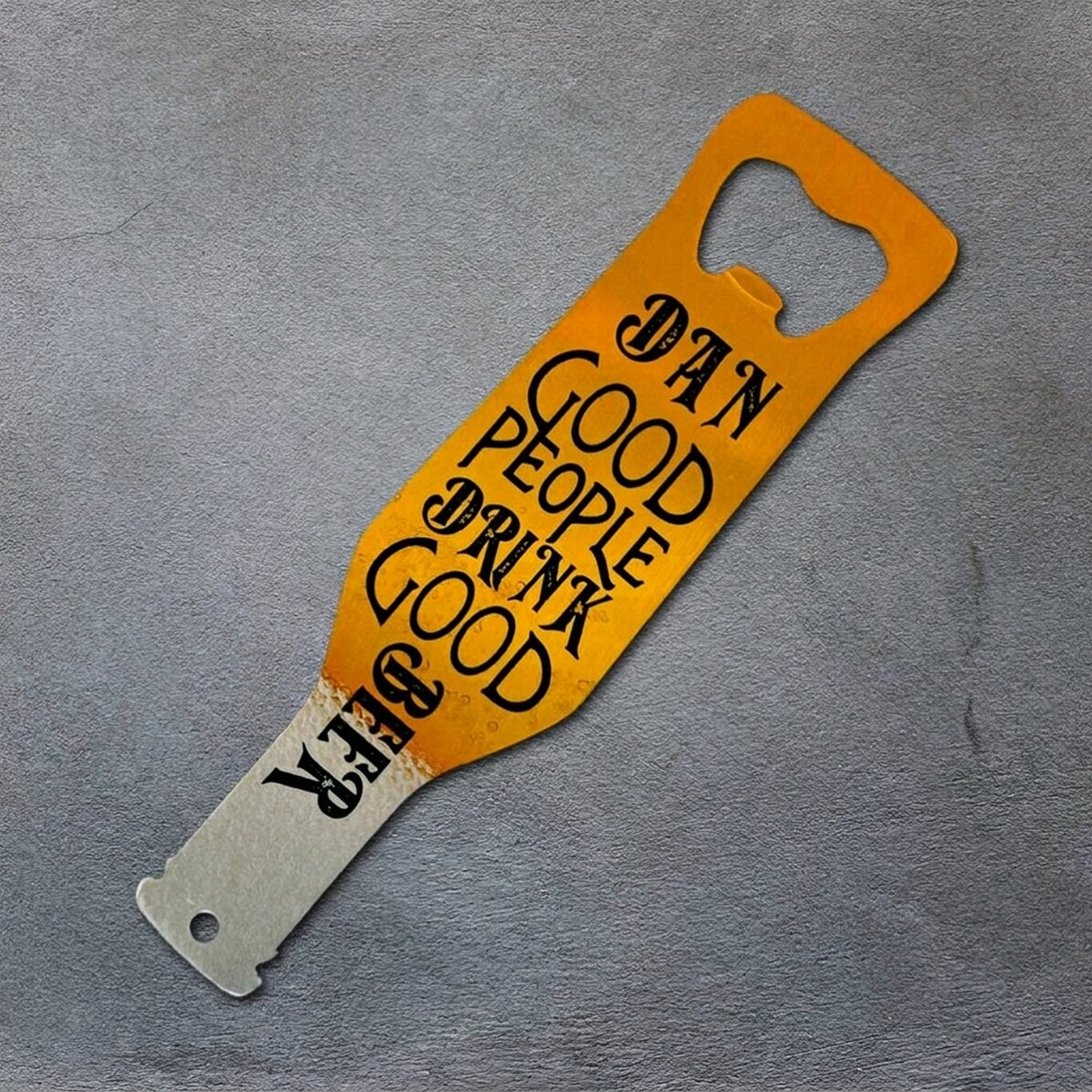 Gepersonaliseerde bieropener - Good people drink good beer