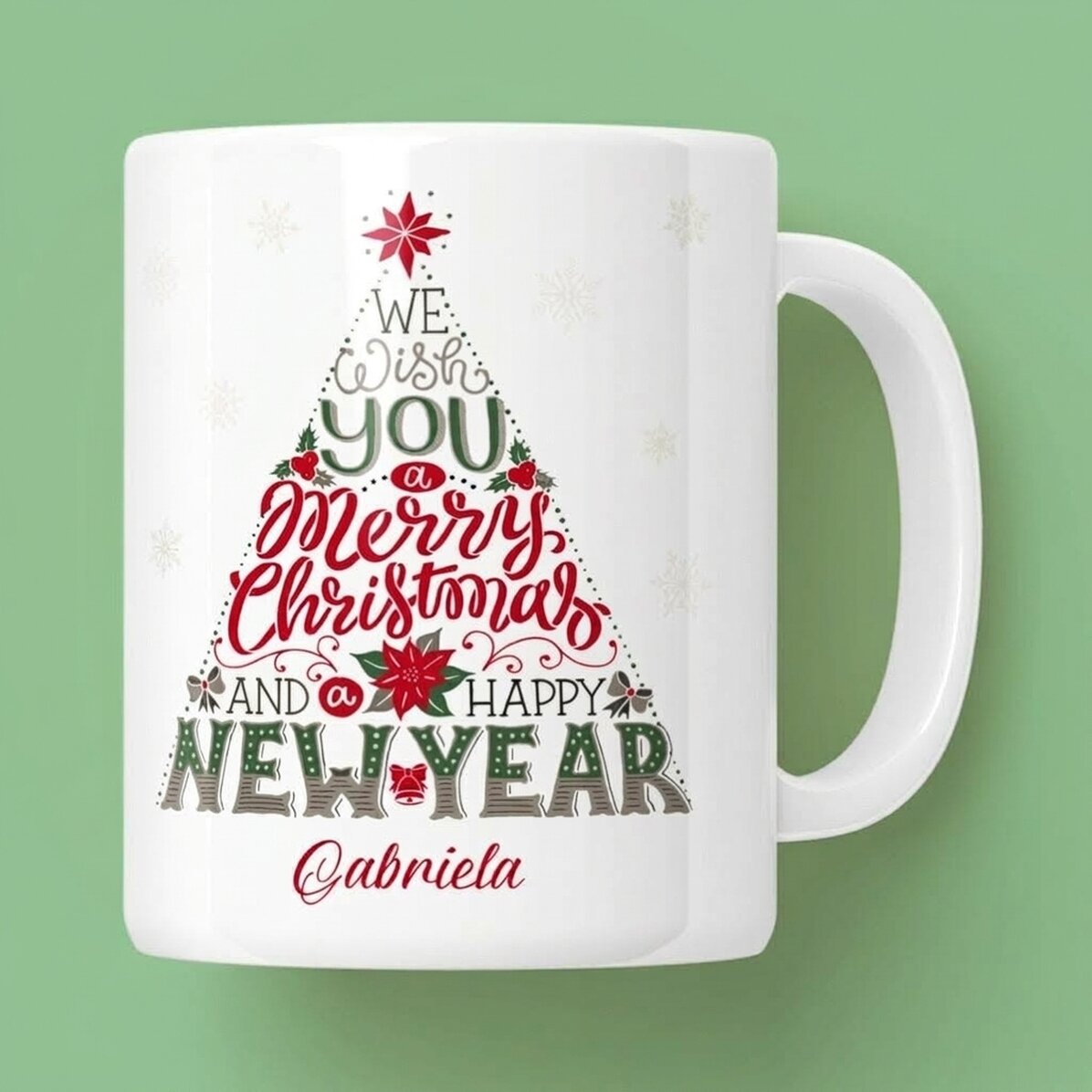 Tasse personnalisée avec inscription - Bonne année