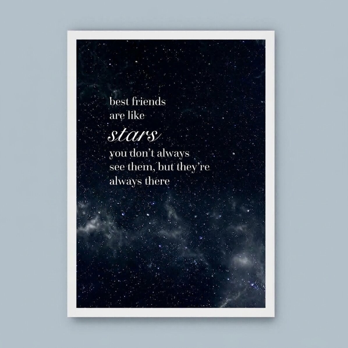 Tableau personnalisé avec texte - Best Friends