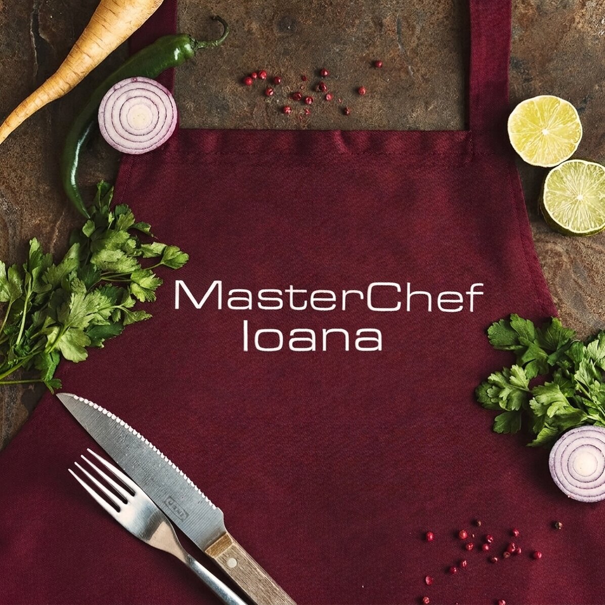 Gepersonaliseerde set met tekst - Premium MasterChef