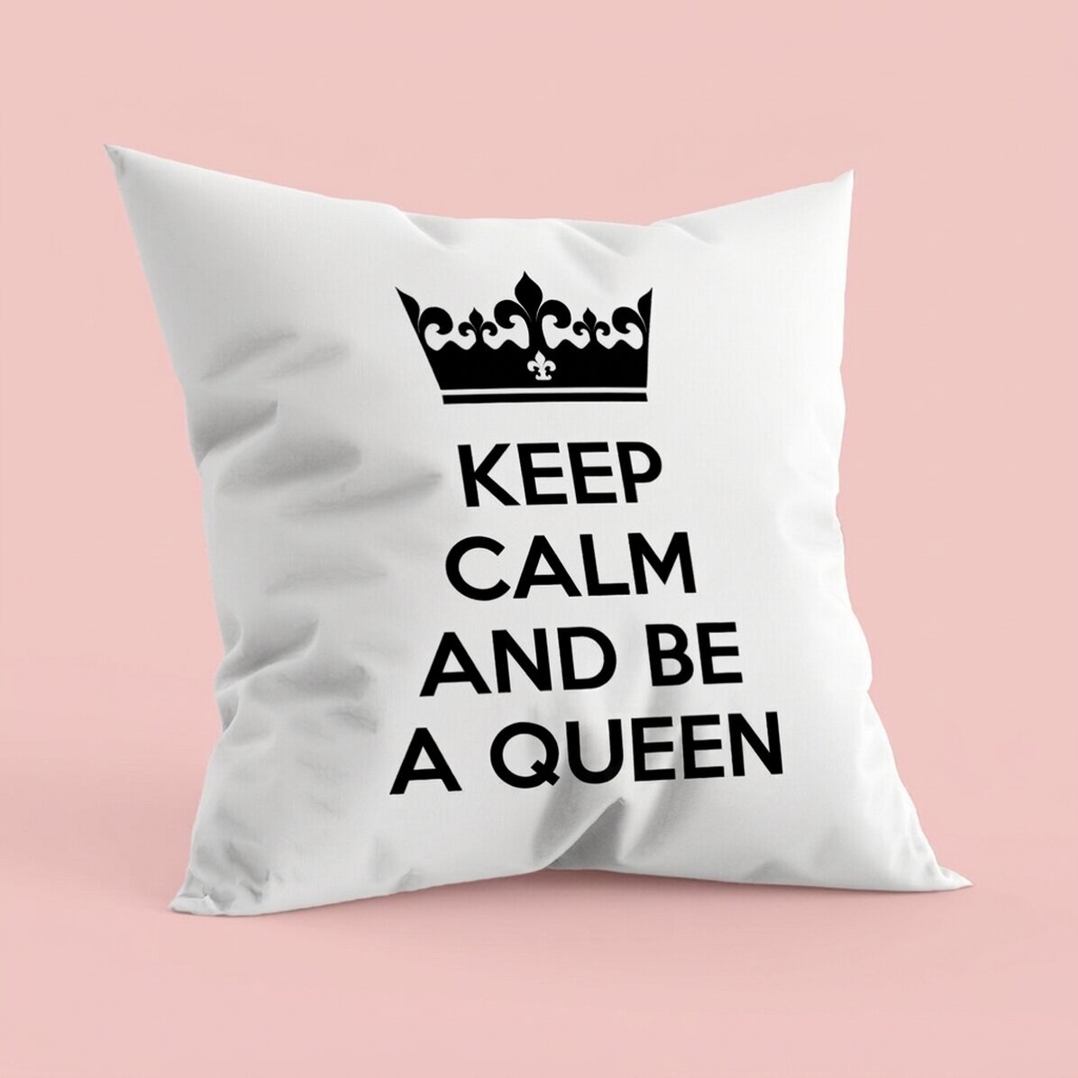 Coussin personnalisé avec inscription - Keep Calm