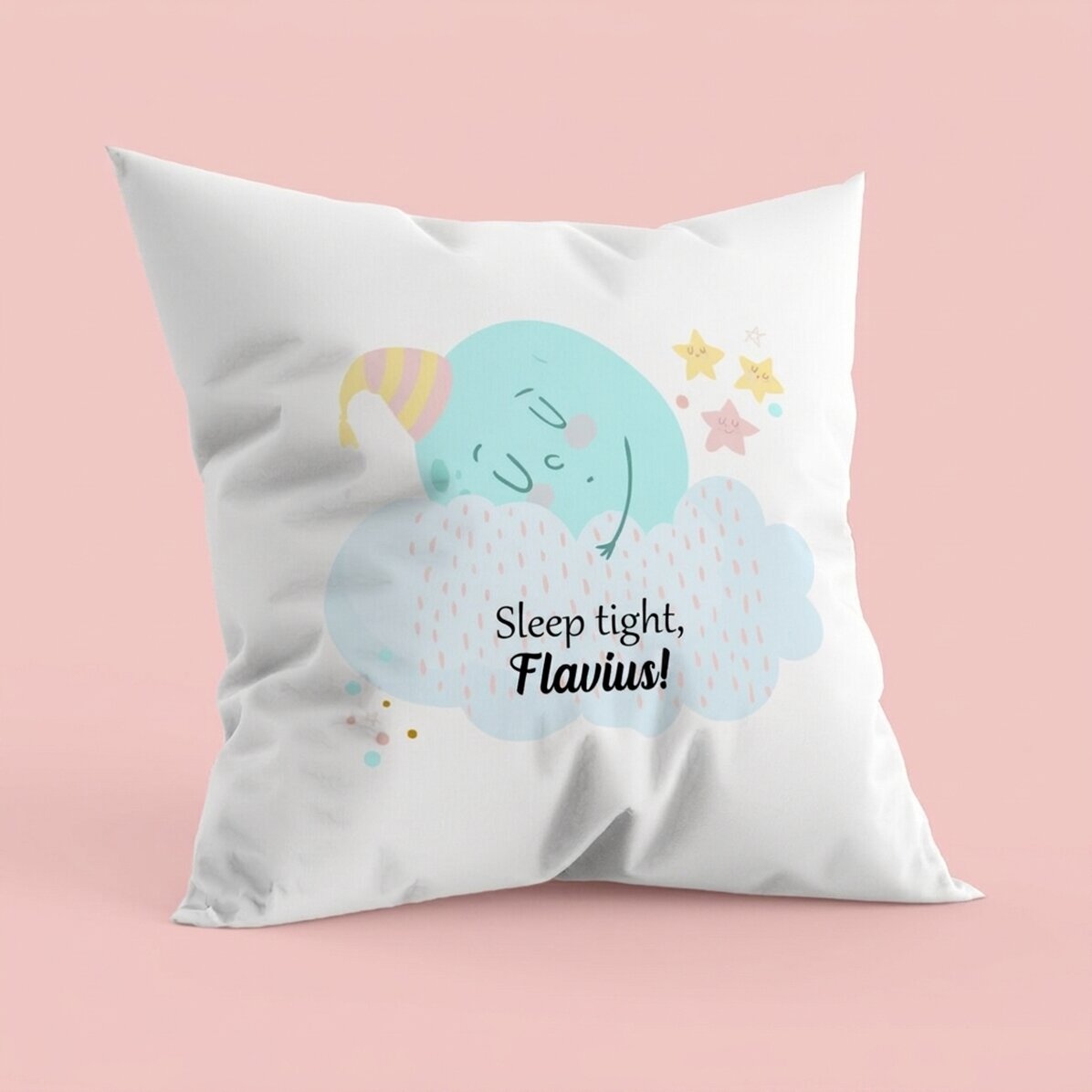 Oreiller personnalisé avec inscription - Sweet dreams