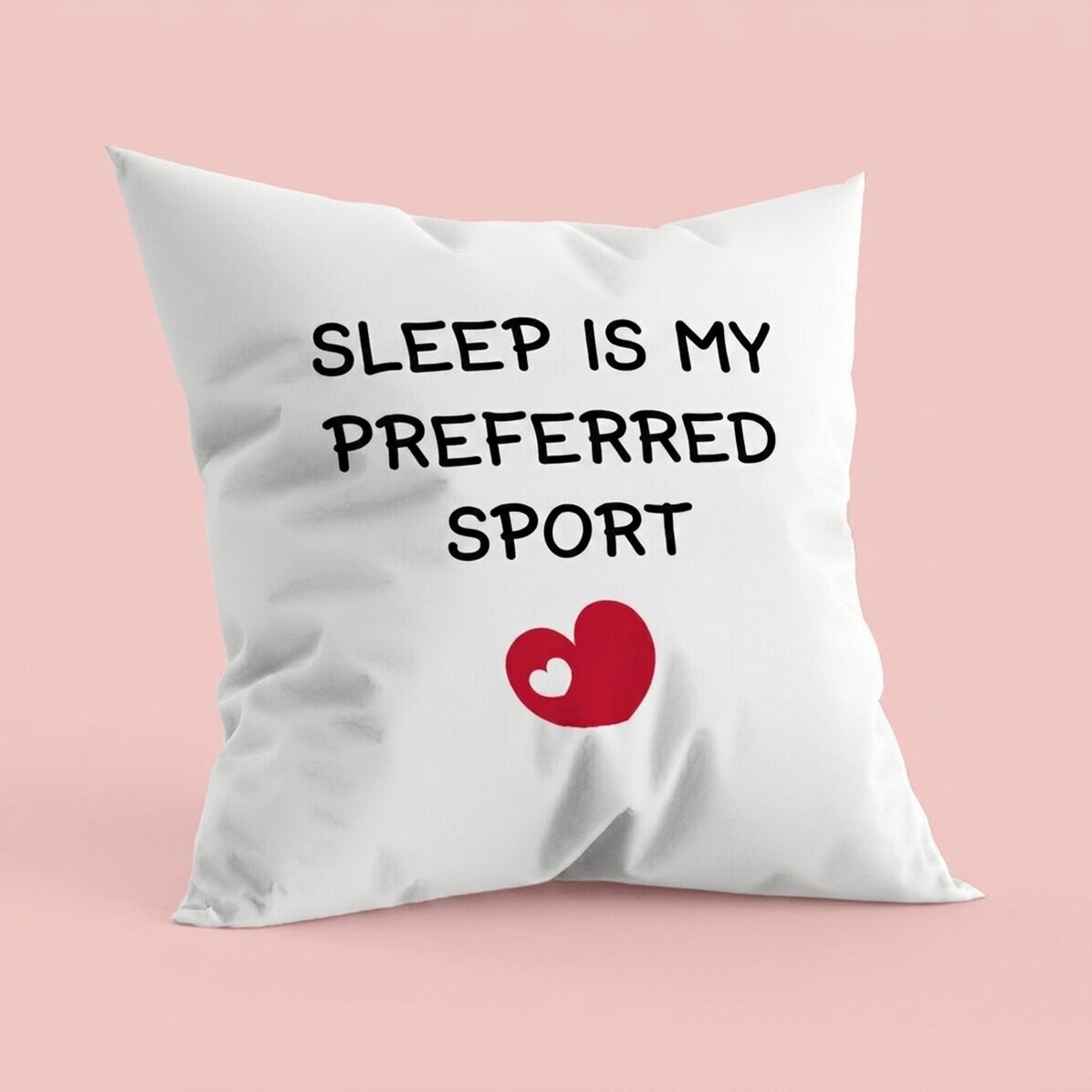 Oreiller personnalisé avec inscription - Sport préféré