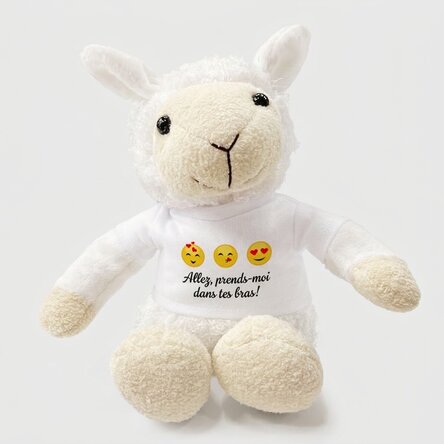 Mouton personnalisé avec texte - Émoticônes