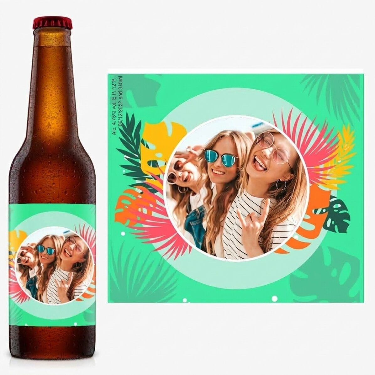 Bier met eigen foto - Colourful summer