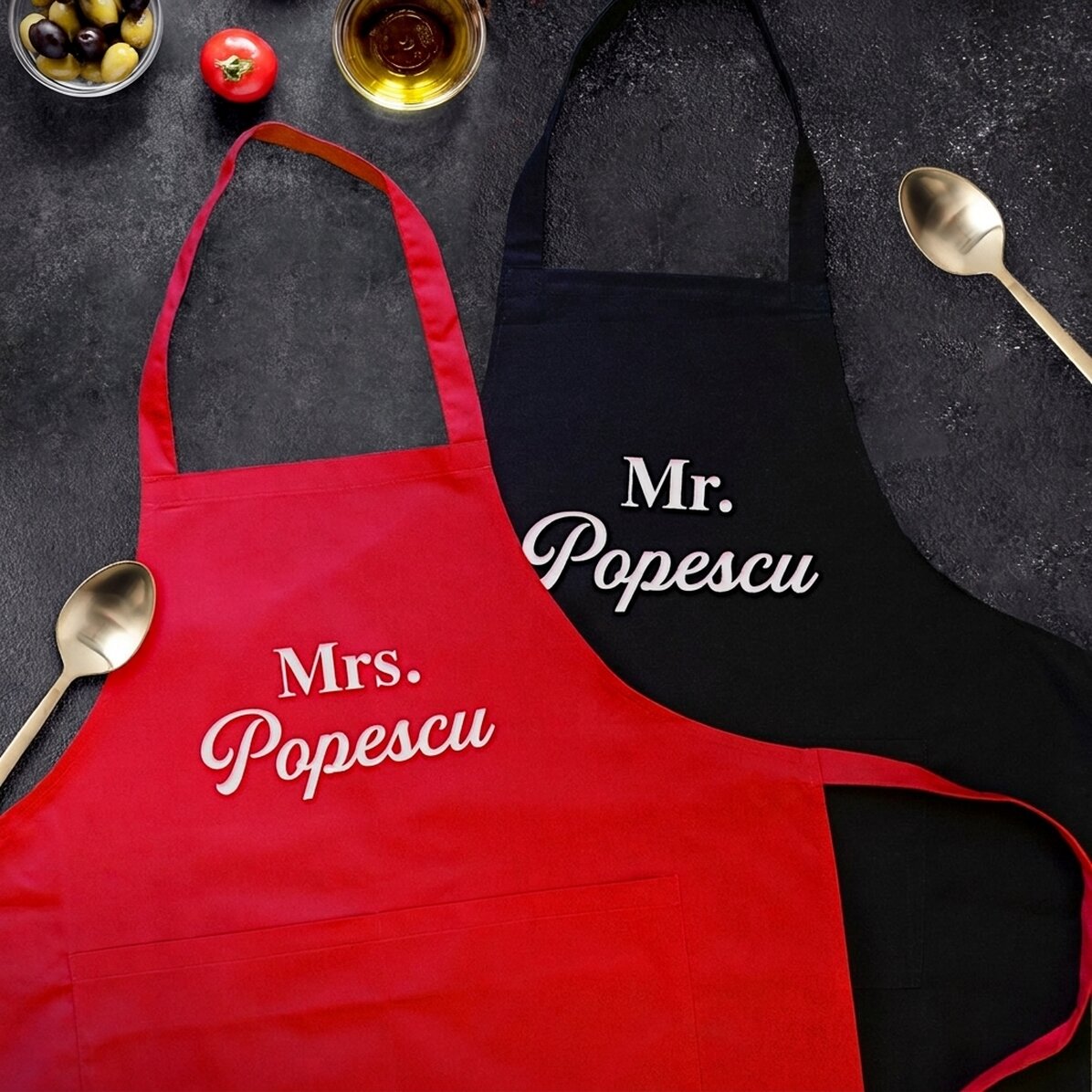 Gepersonaliseerde sets voor koppels - Mr and Mrs