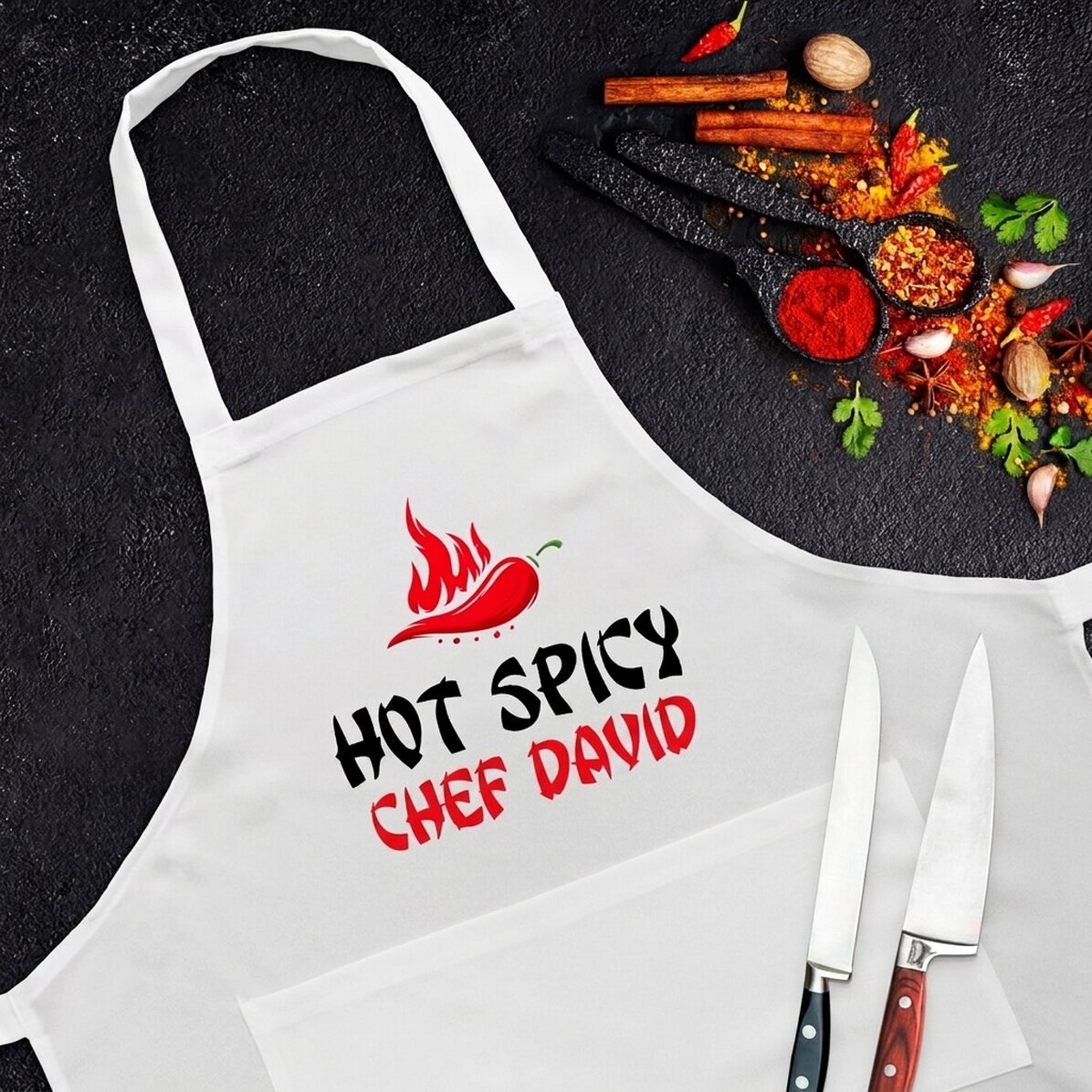 Modèle personnalisé avec texte - Spicy