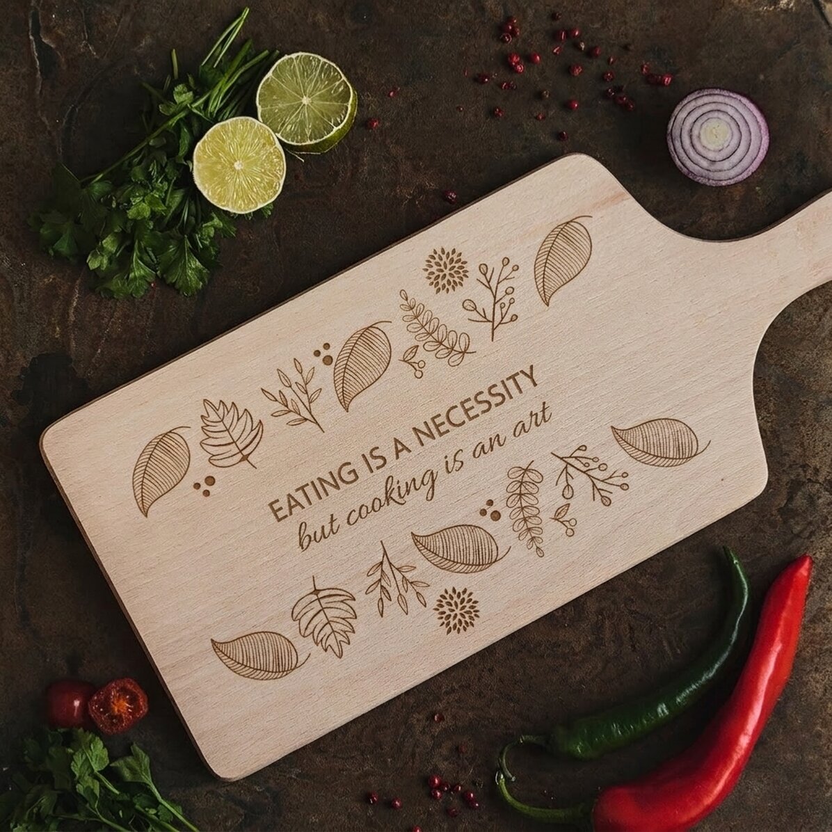 Gepersonaliseerde hakselaar met tekst - Autumn flavours