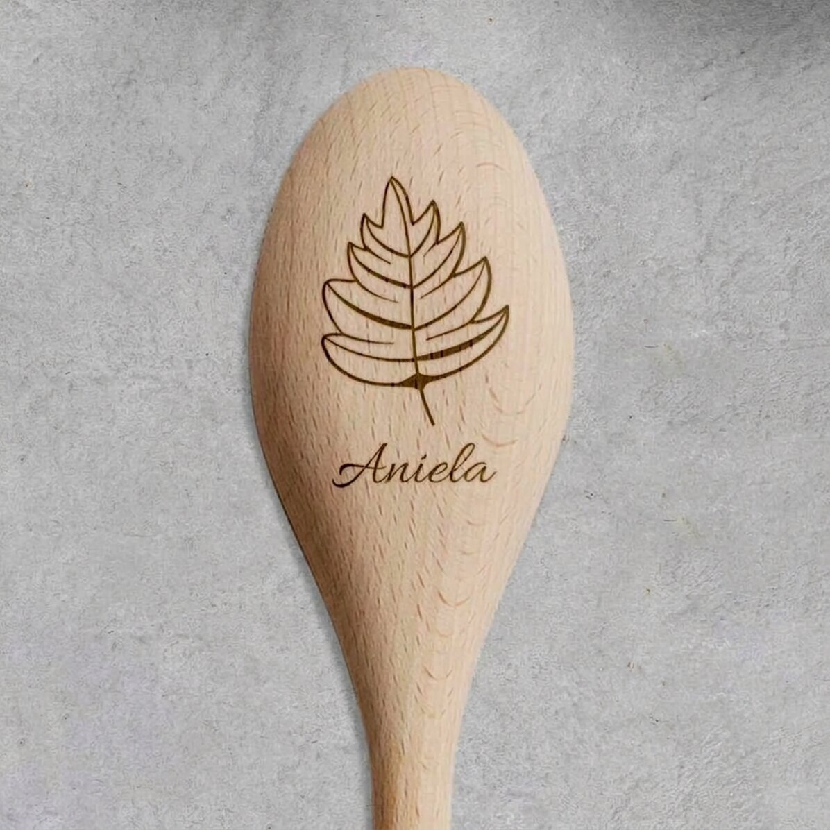 Cuillère en bois personnalisée - Saveurs d