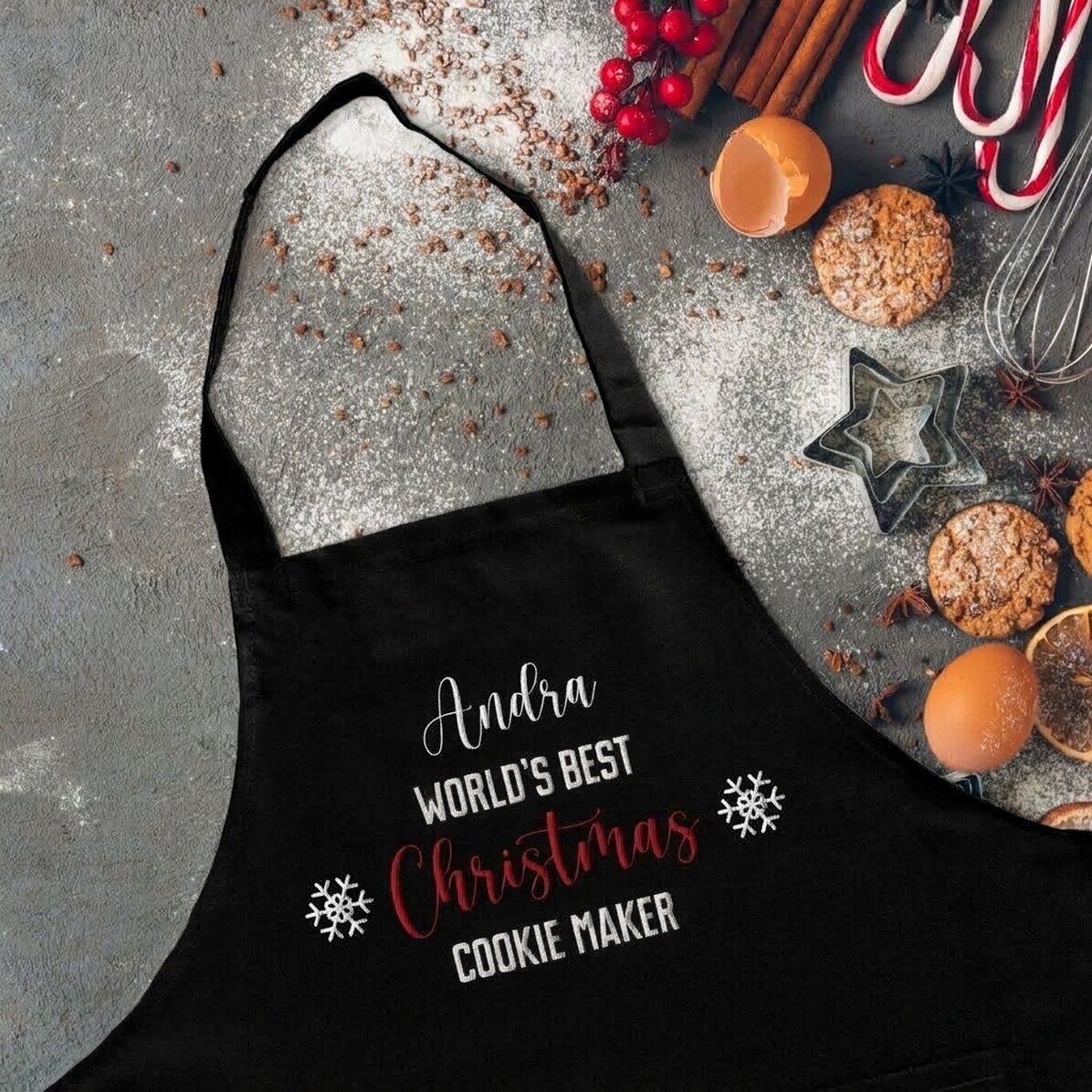 Op maat gemaakte verpakking met tekst - De beste kerstkoekjesbakmachine