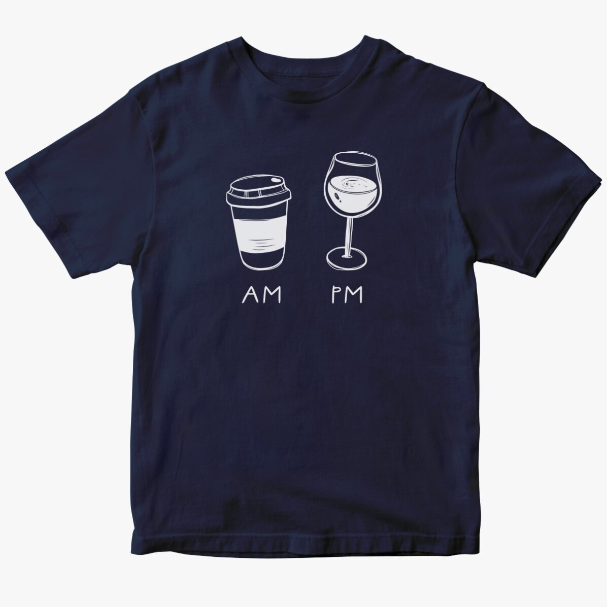 T-shirt en coton personnalisé - AM/PM