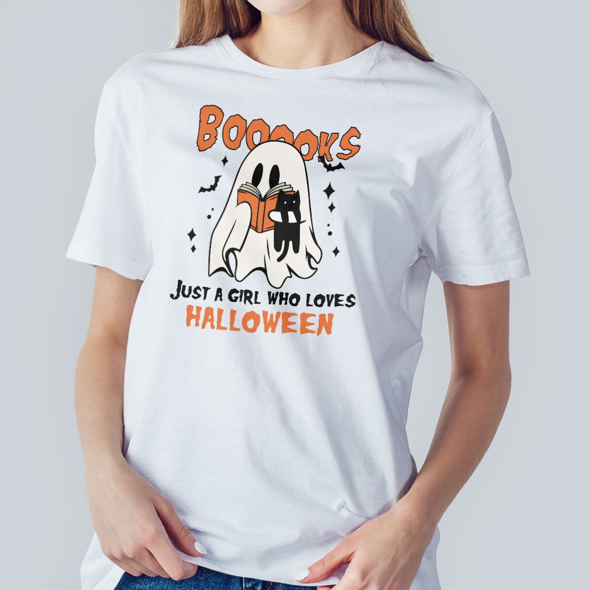 Katoenen T-shirt met eigen tekst - Booooks