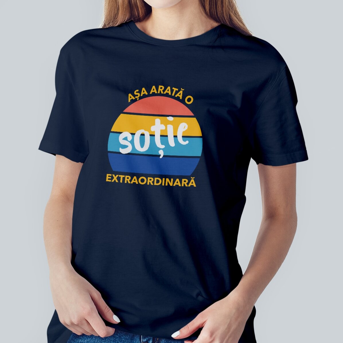 Katoenen T-shirt met gepersonaliseerde tekst - Buitengewoon