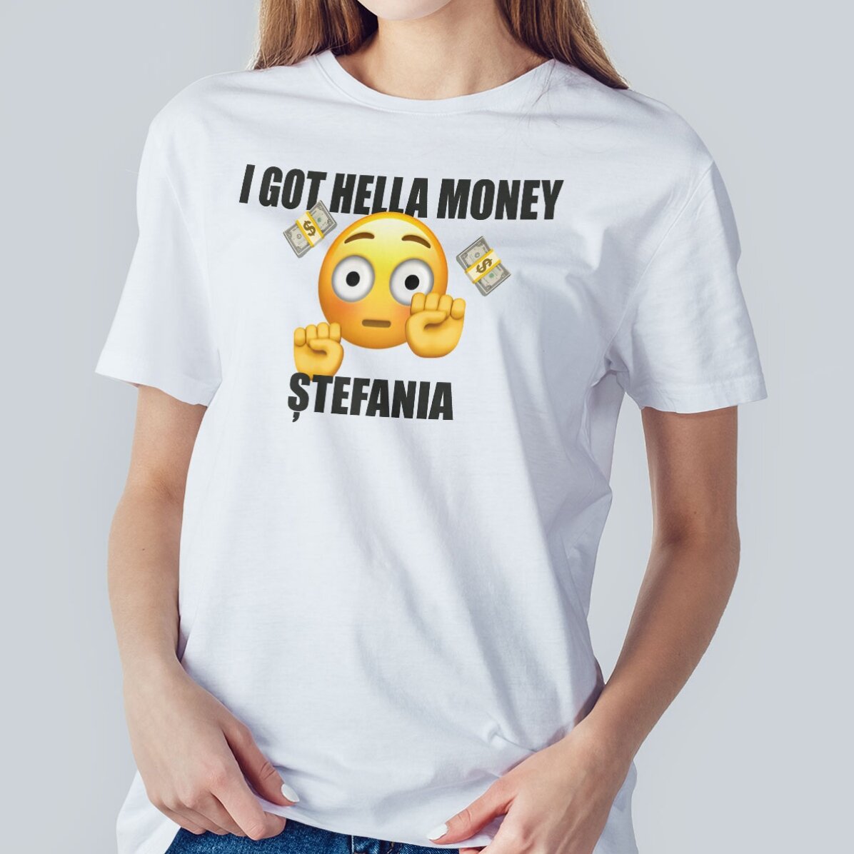T-shirt en coton personnalisé avec l