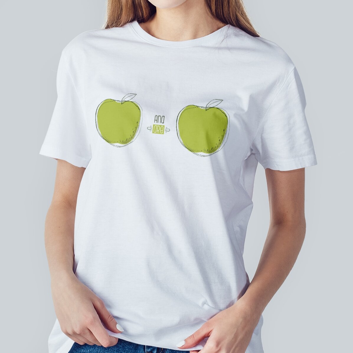 T-shirt en coton personnalisé avec un texte - MERE
