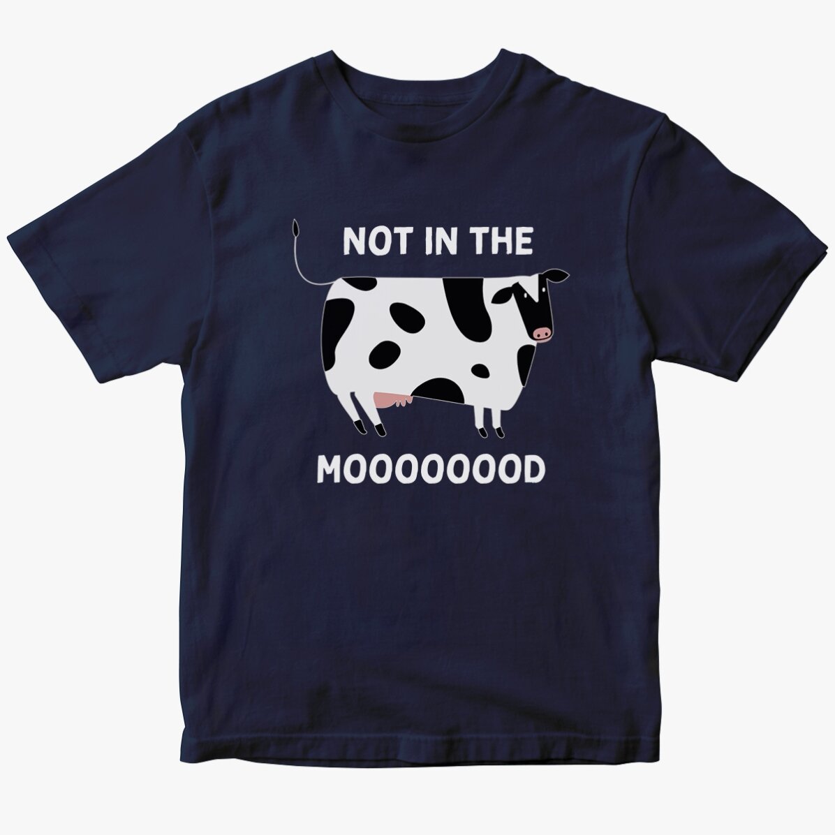 T-shirt en coton personnalisé - Not in the MOOd