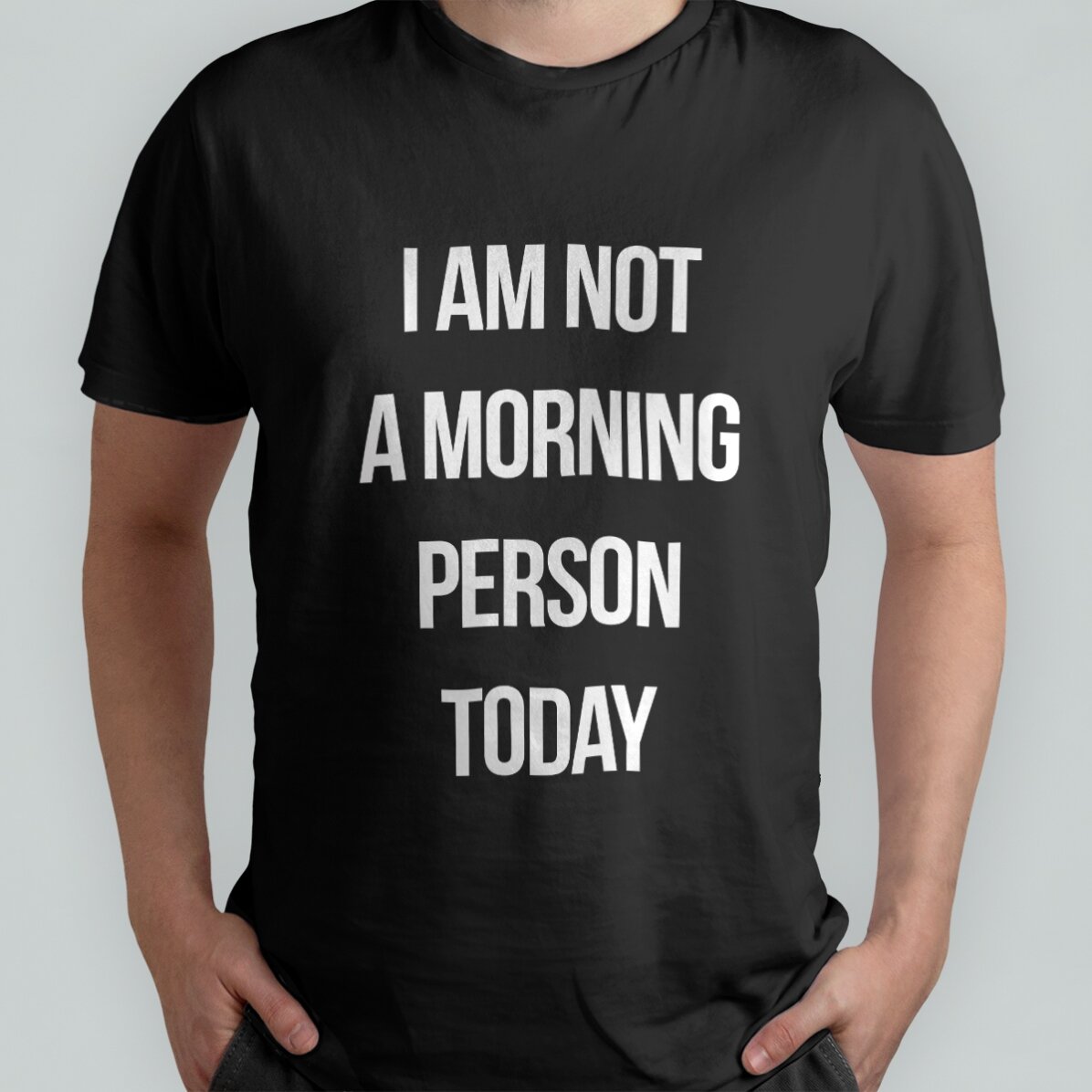 T-shirt en coton personnalisé avec un texte